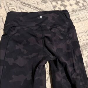 Black Camouflage Kids Bottoms